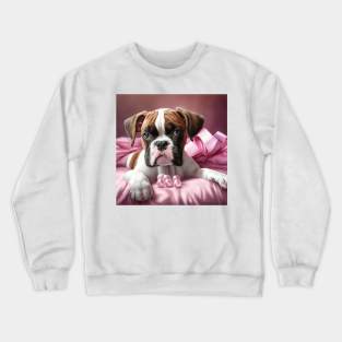 Cute Boxer Puppy Crewneck Sweatshirt